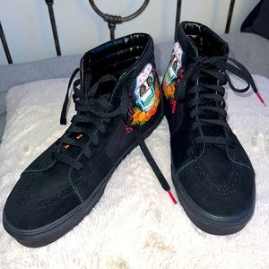 Vans “Day of the Dead”/“Dia de los Muertos” Sk8-Hi Mens 9.5 Womens 11